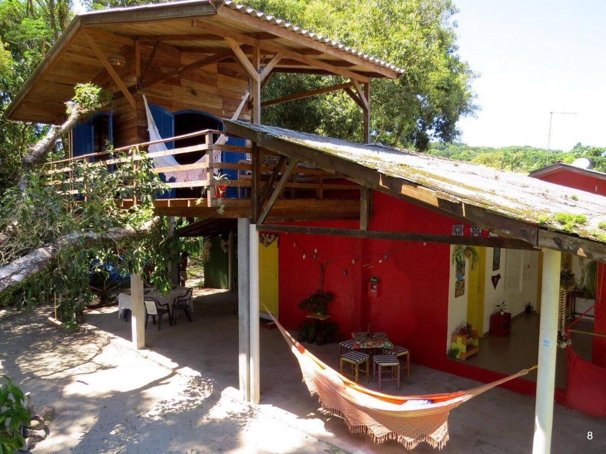 Casa Estilosa e Rústica com Vista para o Pôr do Sol da Ilha do Mel! Extérieur photo