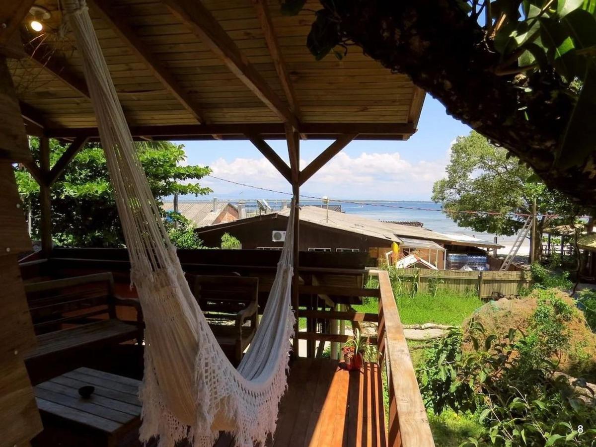 Casa Estilosa e Rústica com Vista para o Pôr do Sol da Ilha do Mel! Extérieur photo